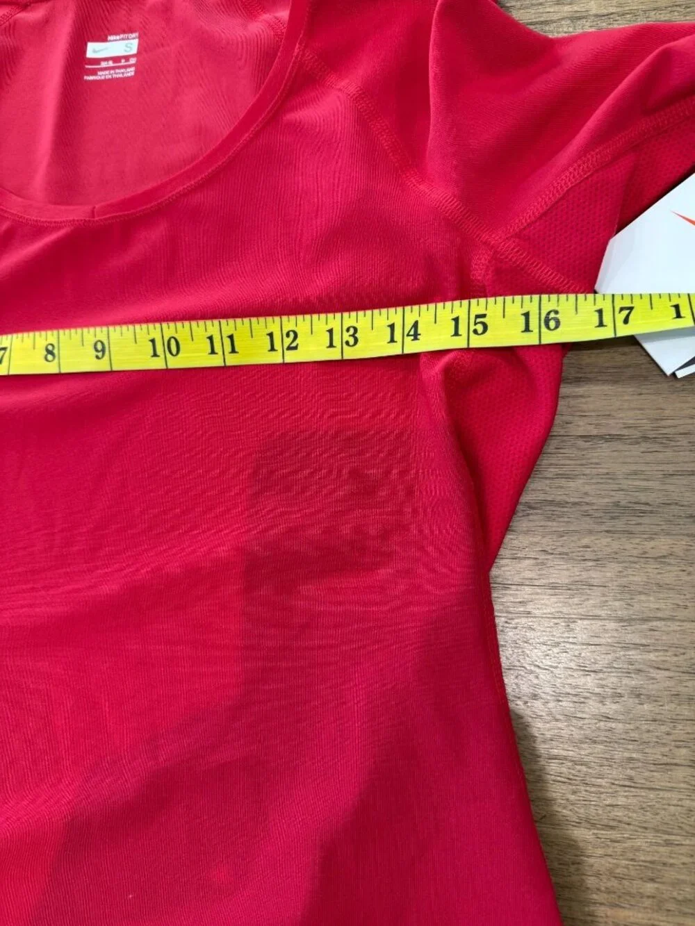 NWT Nike Dri-Fit Women's Red Long Sleeve Athletic Top - Size S 4-6